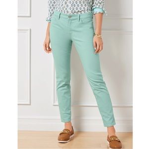 Talbots Mint Green velveteen Straight Leg Pants